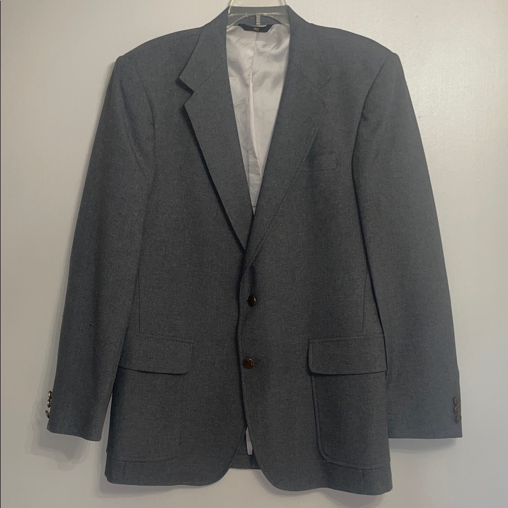 Haggar Charcoal Gray Men's Blazer